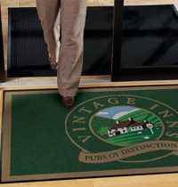 Jet Print Logo Mats with PVC Backing