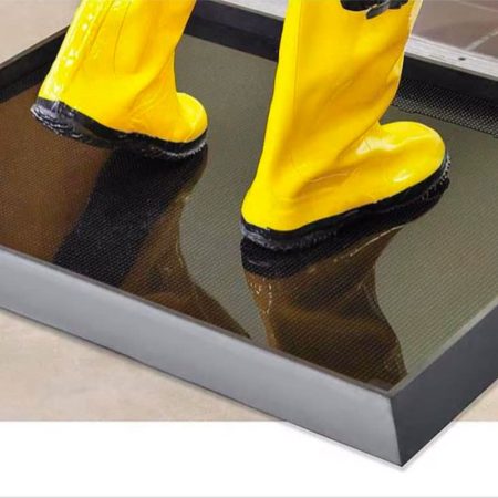 Boot dip mats. Footwear sanitizing mats